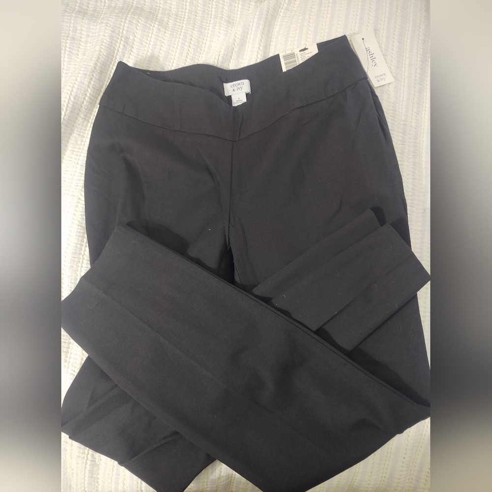 Black Buttonless Pants